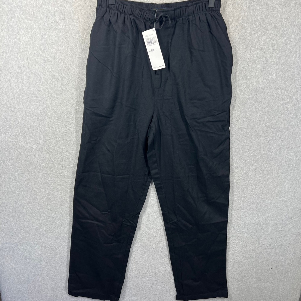 Pendleton Jogger Pants Mens S Black Elastic Waist Drawstring Cotton Blend NWT
